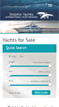 Mobile Screenshot of dolphin-yachts.com